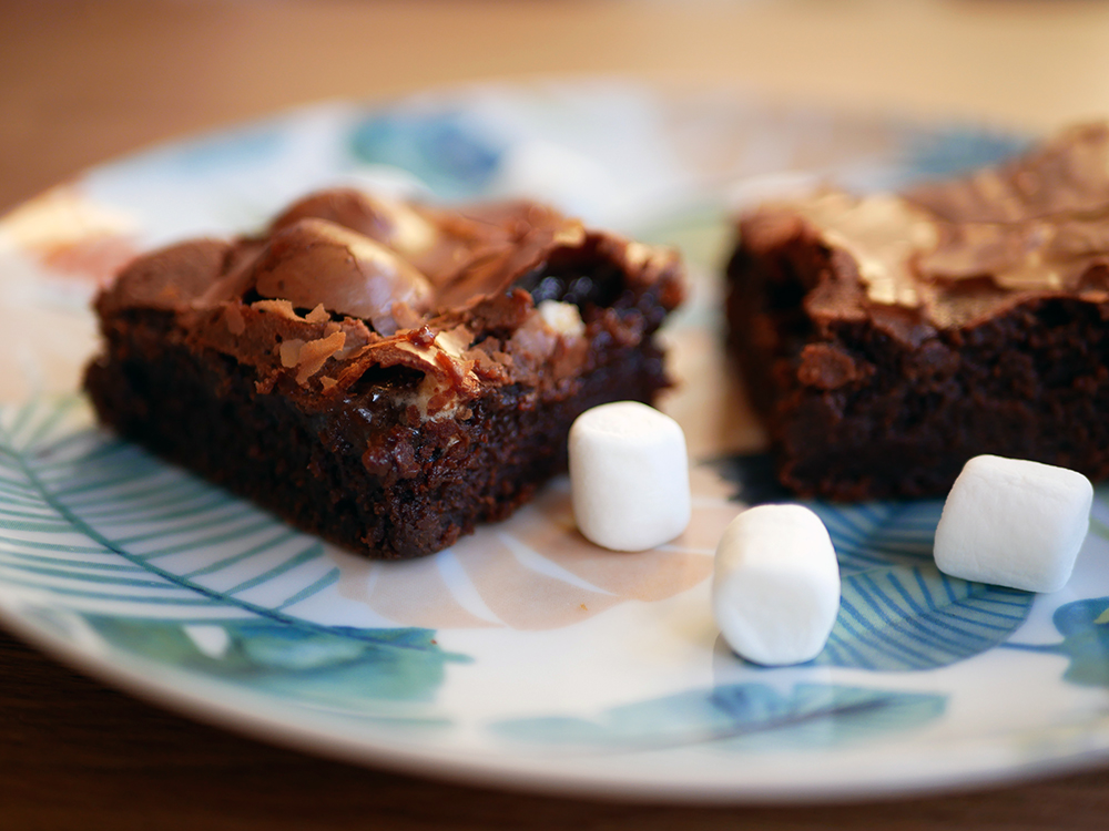 Un brownie très chocolaté