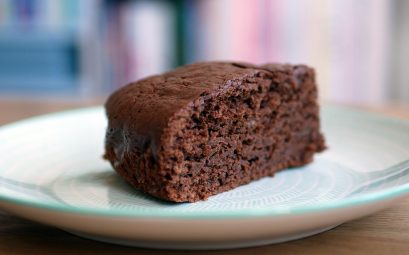 Gâteau vegan au chocolat & à la banane