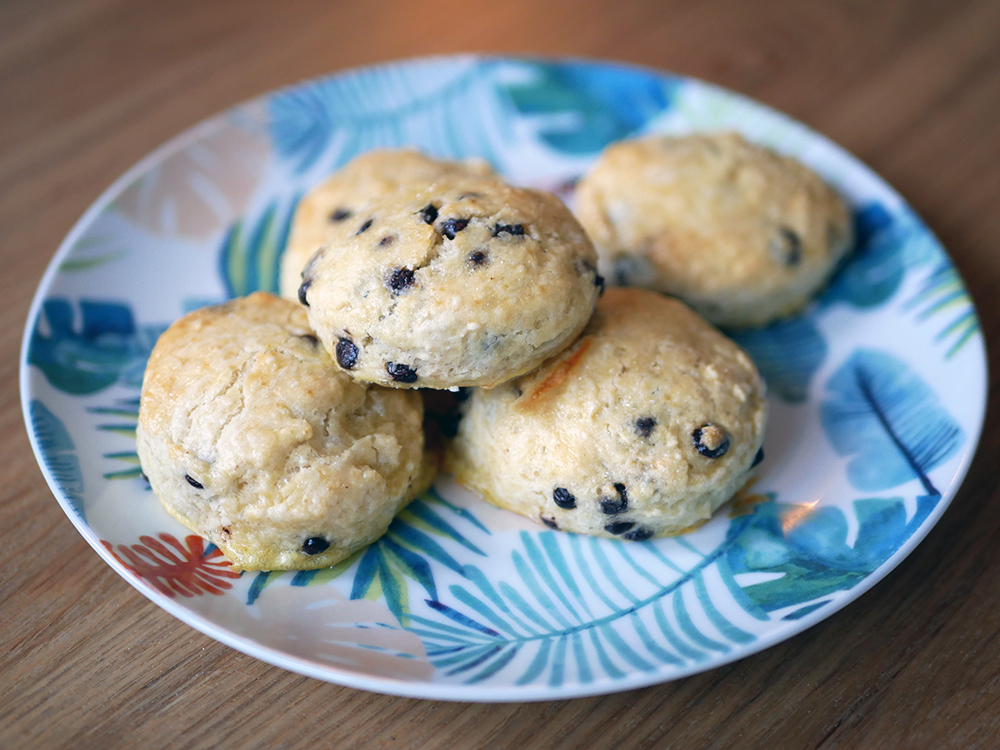 Scones aux pépites de chocolat