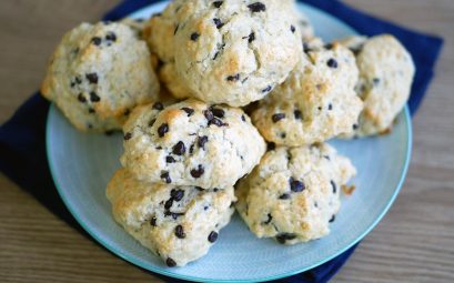 Scones aux pépites de chocolat