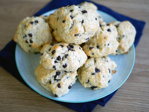 Scones aux pépites de chocolat