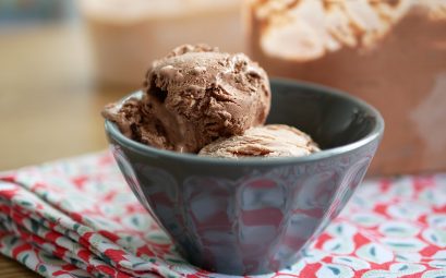 Crème glacée au chocolat, sans sorbetière