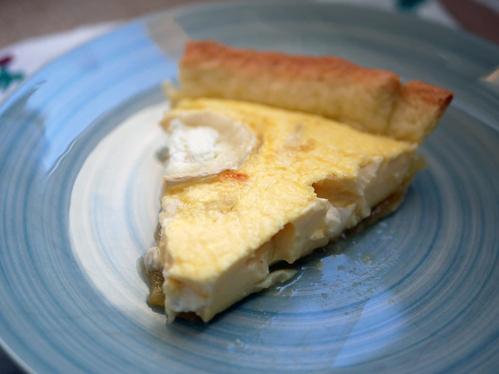 Quiche chèvre et miel