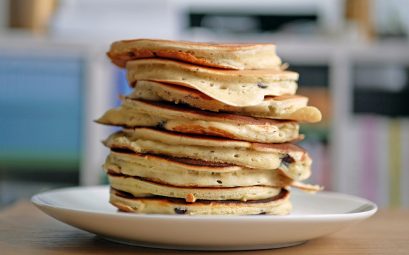 Pancakes aux pépites de chocolat